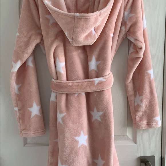 UGG Miranda XL Robe Pink Star Print Cozy Luxurious Preppy - Picture 4 of 12